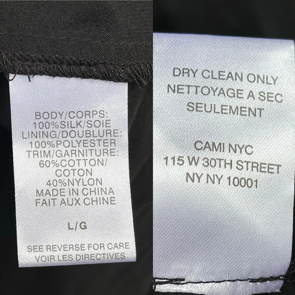 CAMI  NYC poppy dress in black size large - Picture 17 of 17